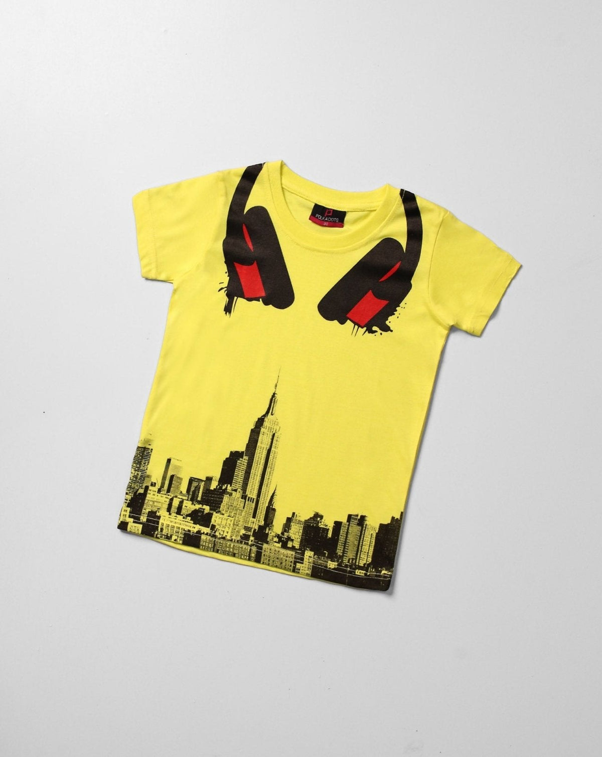 BOYS PRINTED T-SHIRT - Polkadots - 11731PD-073957 - BOYS PRINTED T-SHIRT