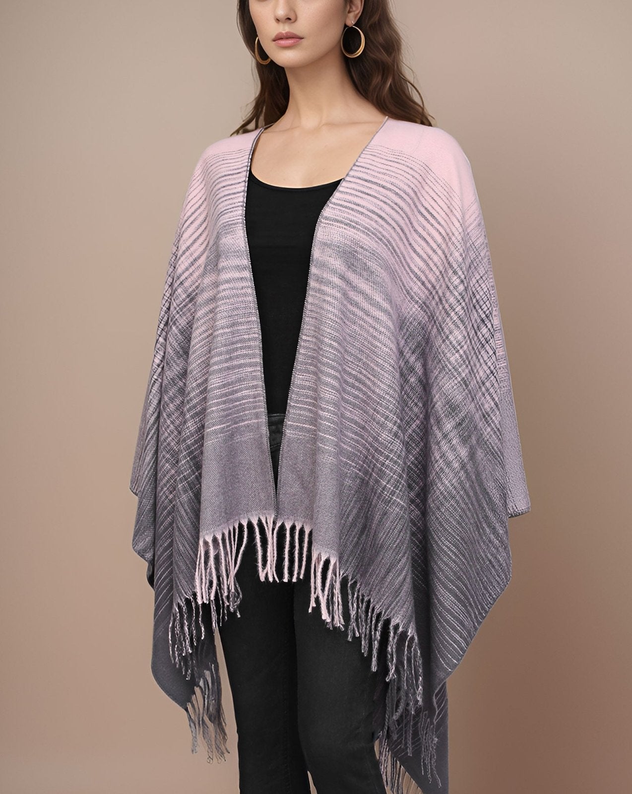 CAPE SHAWL - Polkadots - 14091TS - 223006 - CAPE SHAWL