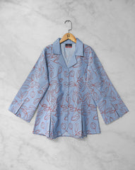 DENIM COAT - Polkadots - 14214PD - 224510 - DENIM COAT