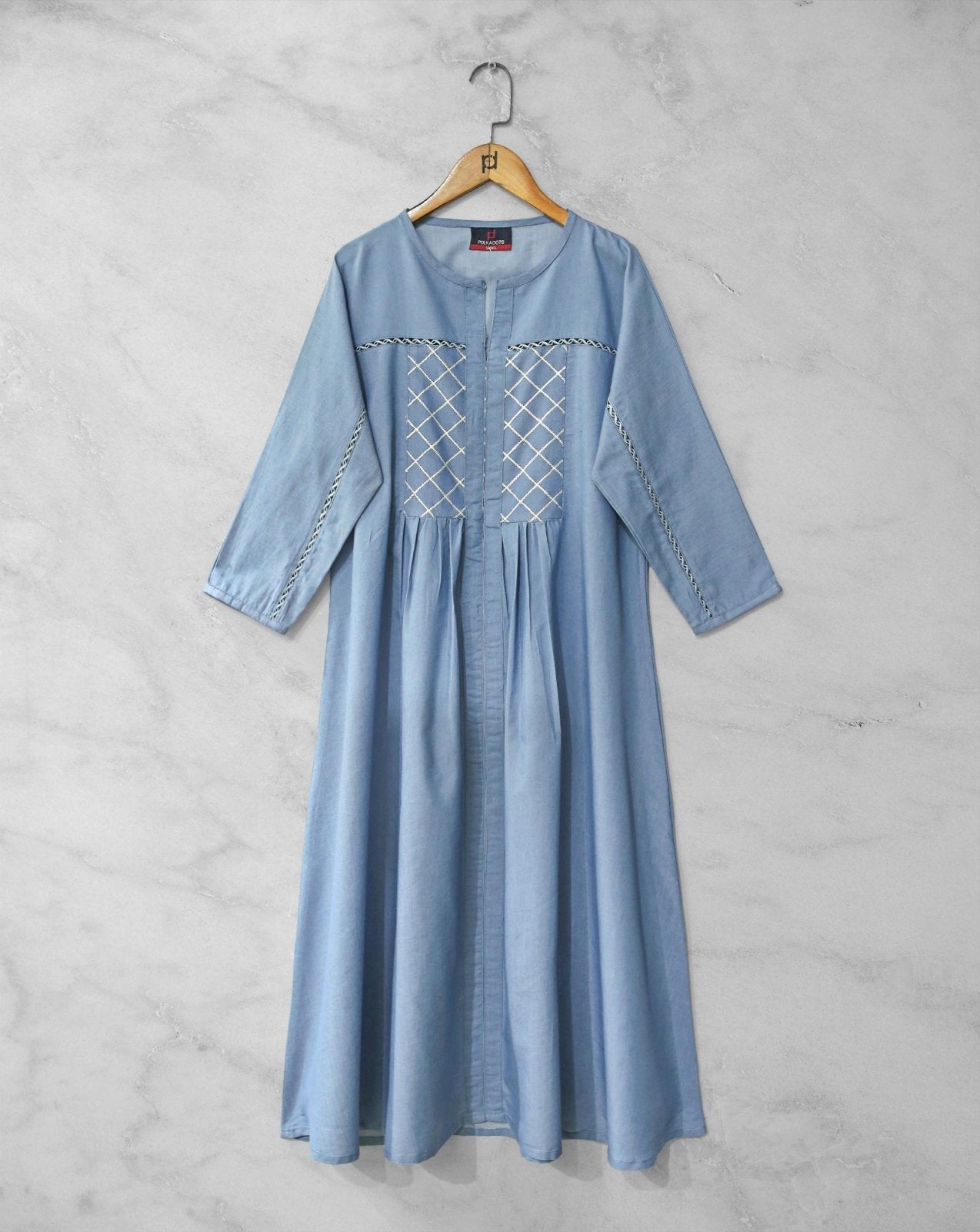 DENIM MAXI - Polkadots - 13960PG - 221574 - DENIM MAXI