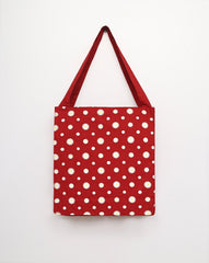 EMBOSSED PRINTED TOTE BAG - Polkadots - 13857RF - 219818 - EMBOSSED PRINTED TOTE BAG