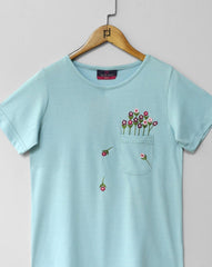 EMBROIDERED T SHIRT - Polkadots - 13630HG - 216591 - EMBROIDERED T SHIRT