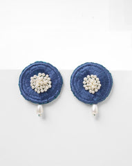 | FABRIC EARINGS | - Polkadots - 14313RF - 226096 - | FABRIC EARINGS |