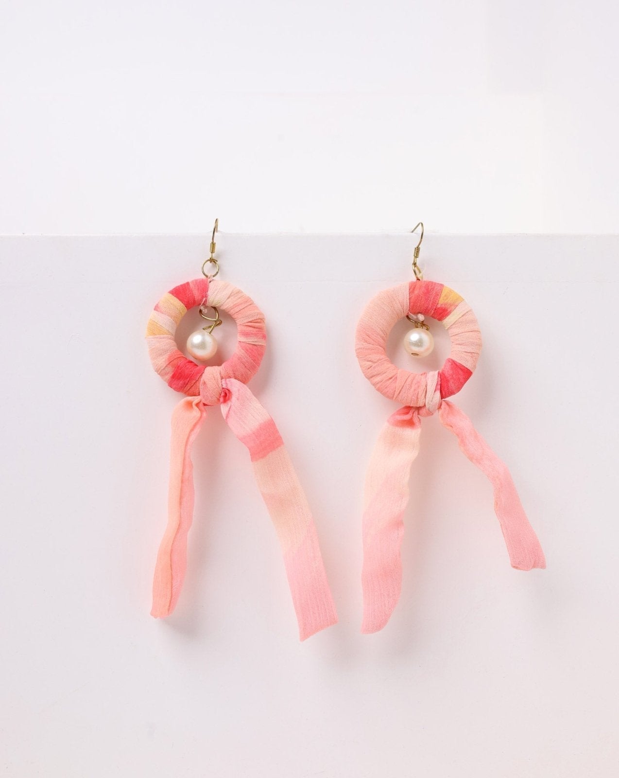 | FABRIC EARINGS | - Polkadots - 14281RF - 225627 - | FABRIC EARINGS |