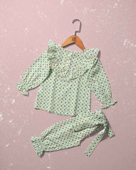 GIRLS 2 PIECE SUIT - Polkadots - 13289AR-209062 - GIRLS 2 PIECE SUIT