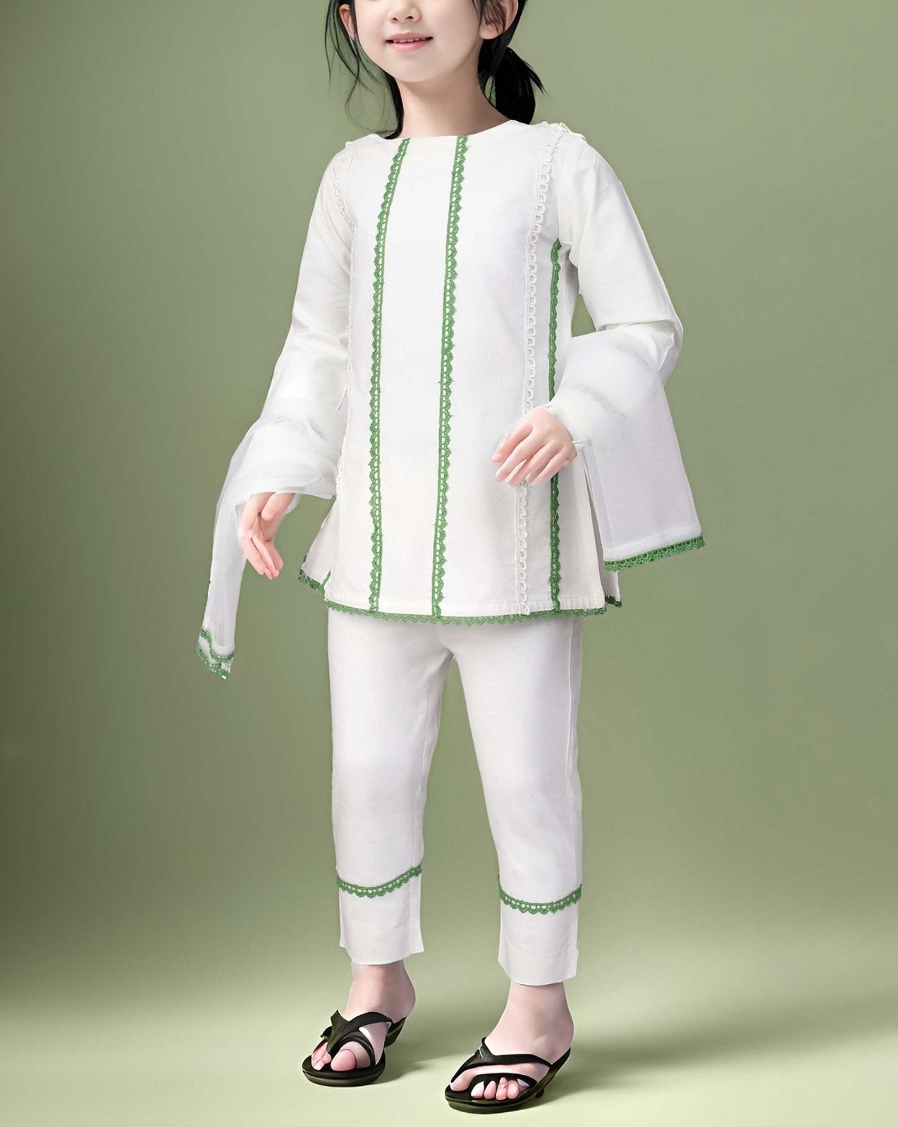 GIRLS AZADI 3 PIECE SUIT - Polkadots - 13736MN - 217582 - GIRLS AZADI 3 PIECE SUIT