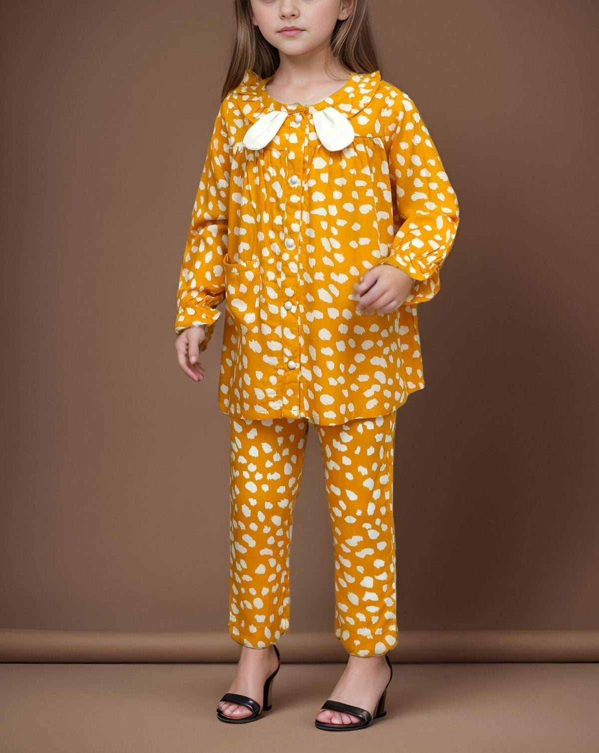 GIRLS SLEEPWEAR - Polkadots - 13799QA - 218714 - GIRLS SLEEPWEAR