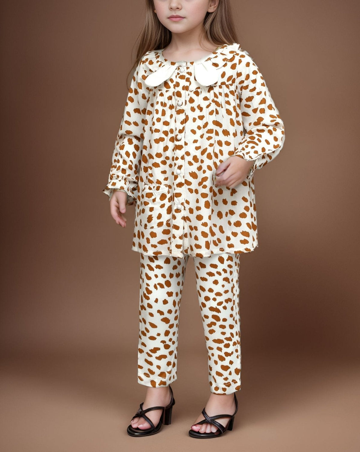 GIRLS SLEEPWEAR - Polkadots - 13799QA - 218704 - GIRLS SLEEPWEAR