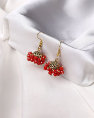 JHUMKA EARINGS - Polkadots - 14190NJ - 224196 - JHUMKA EARINGS