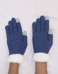 JUNIOR WOOLEN GLOVES - Polkadots - 14141LIC - 223745 - JUNIOR WOOLEN GLOVES