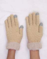 JUNIOR WOOLEN GLOVES - Polkadots - 14141LIC - 223743 - JUNIOR WOOLEN GLOVES