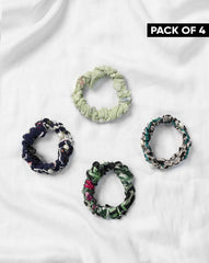 | PACK OF 4 PRINTED SCRUNCHIES | - Polkadots - 12774RFPack1-215684 - | PACK OF 4 PRINTED SCRUNCHIES |