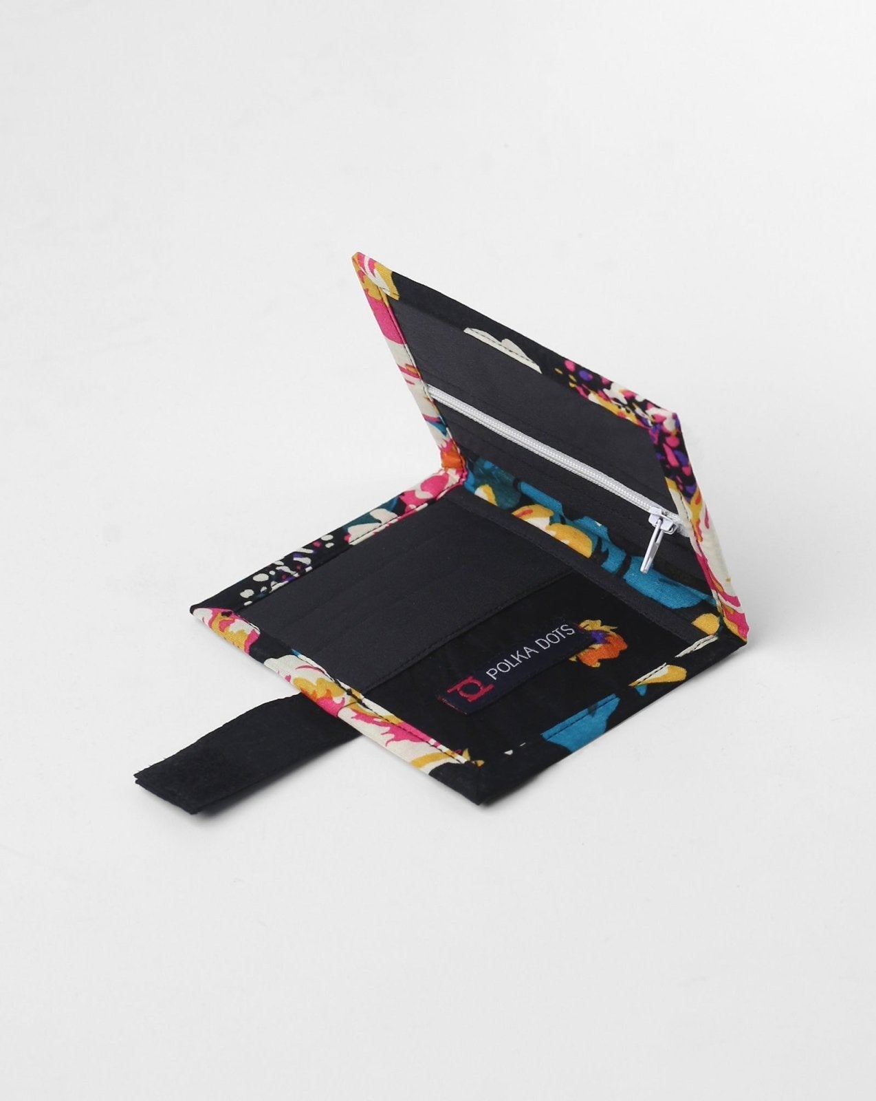 PRINTED MINIMALIST WALLET - Polkadots - 13516PD-214405 - PRINTED MINIMALIST WALLET