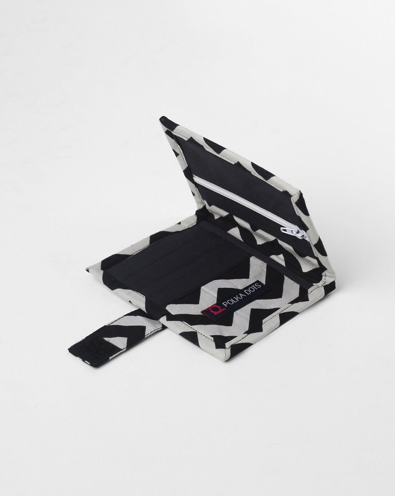 PRINTED MINIMALIST WALLET - Polkadots - 13516PD-214406 - PRINTED MINIMALIST WALLET