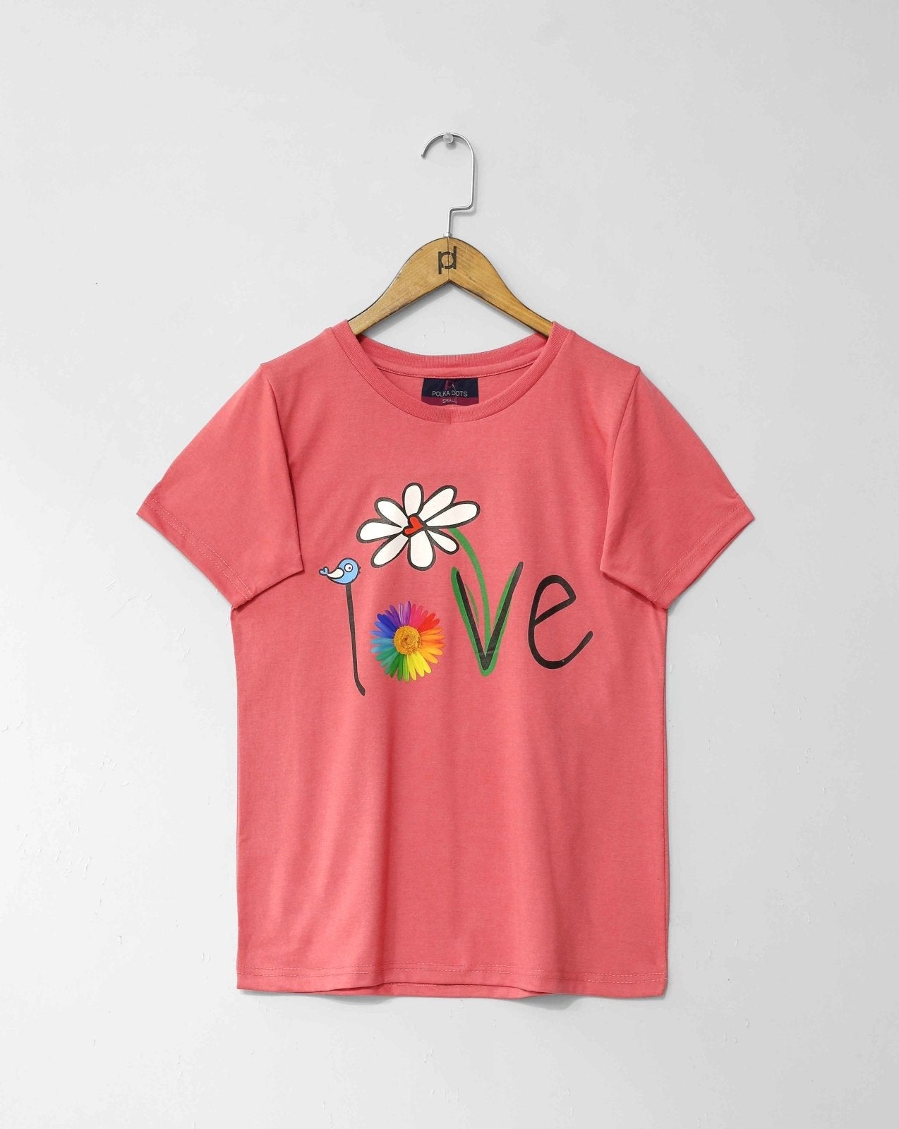 PRINTED T SHIRT - Polkadots - 10990HG-207786 - PRINTED T SHIRT