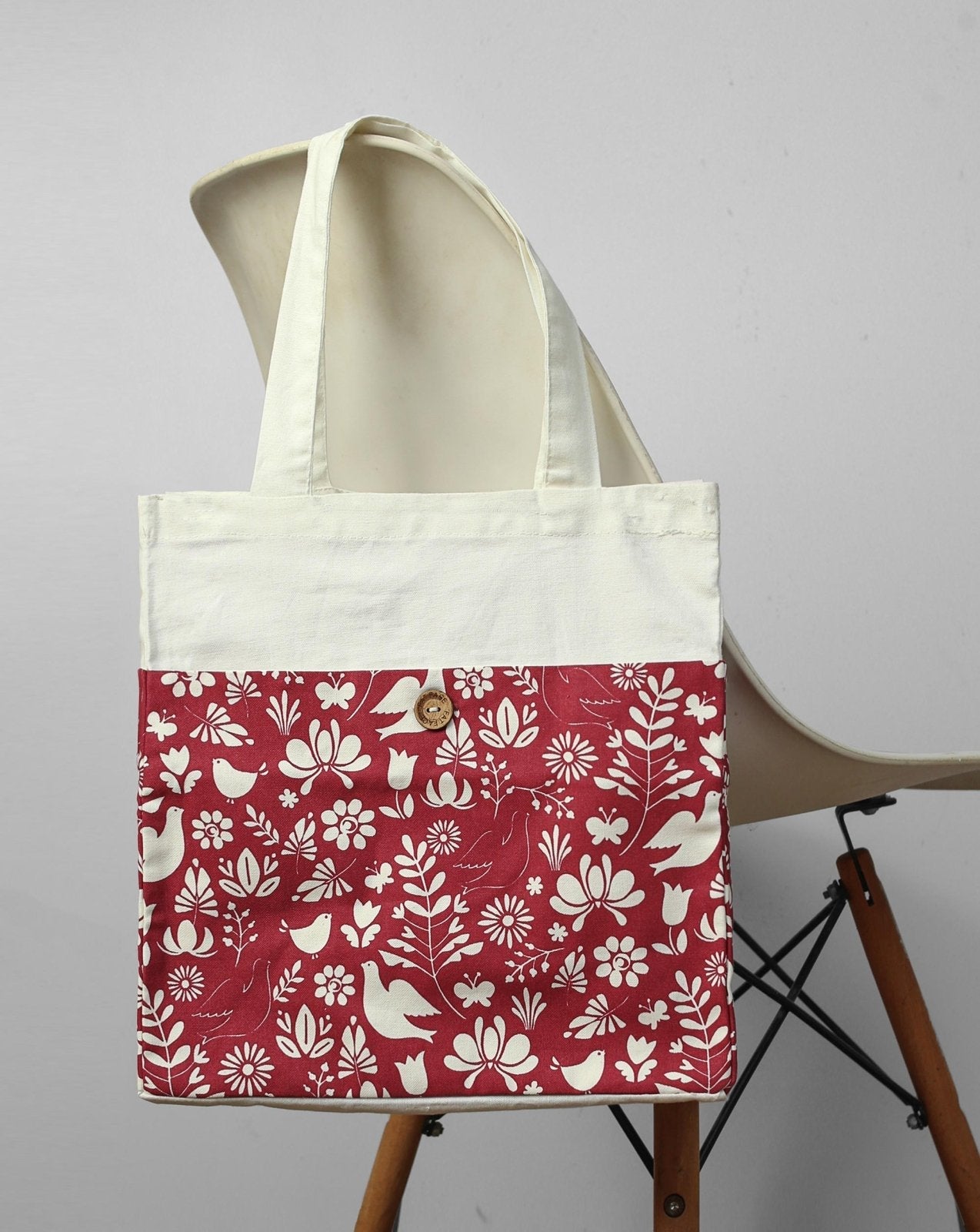 PRINTED TOTE BAG - Polkadots - 13806RF - 218879 - PRINTED TOTE BAG