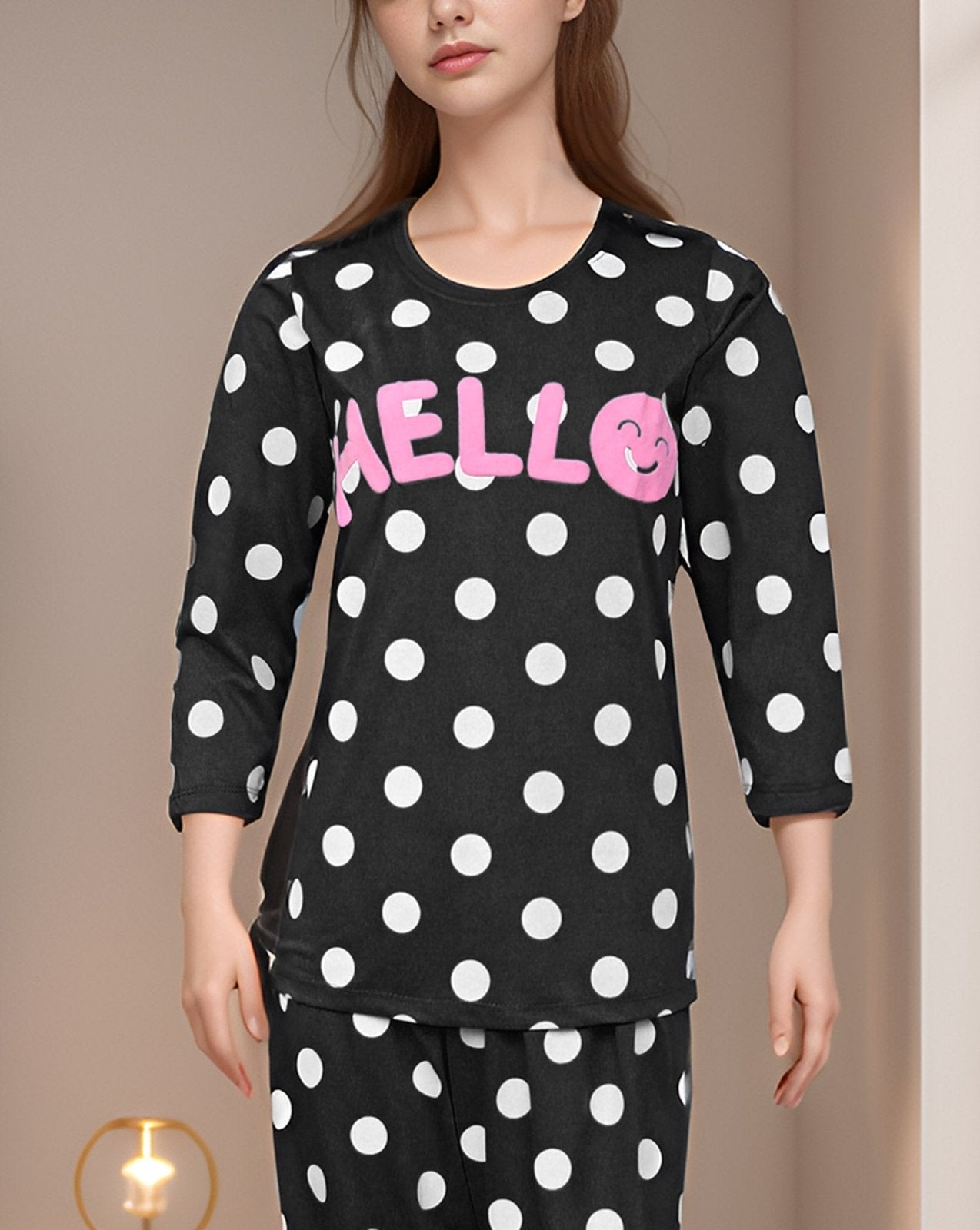 SLEEPWEAR - Polkadots - 13769FK - 217901 - SLEEPWEAR