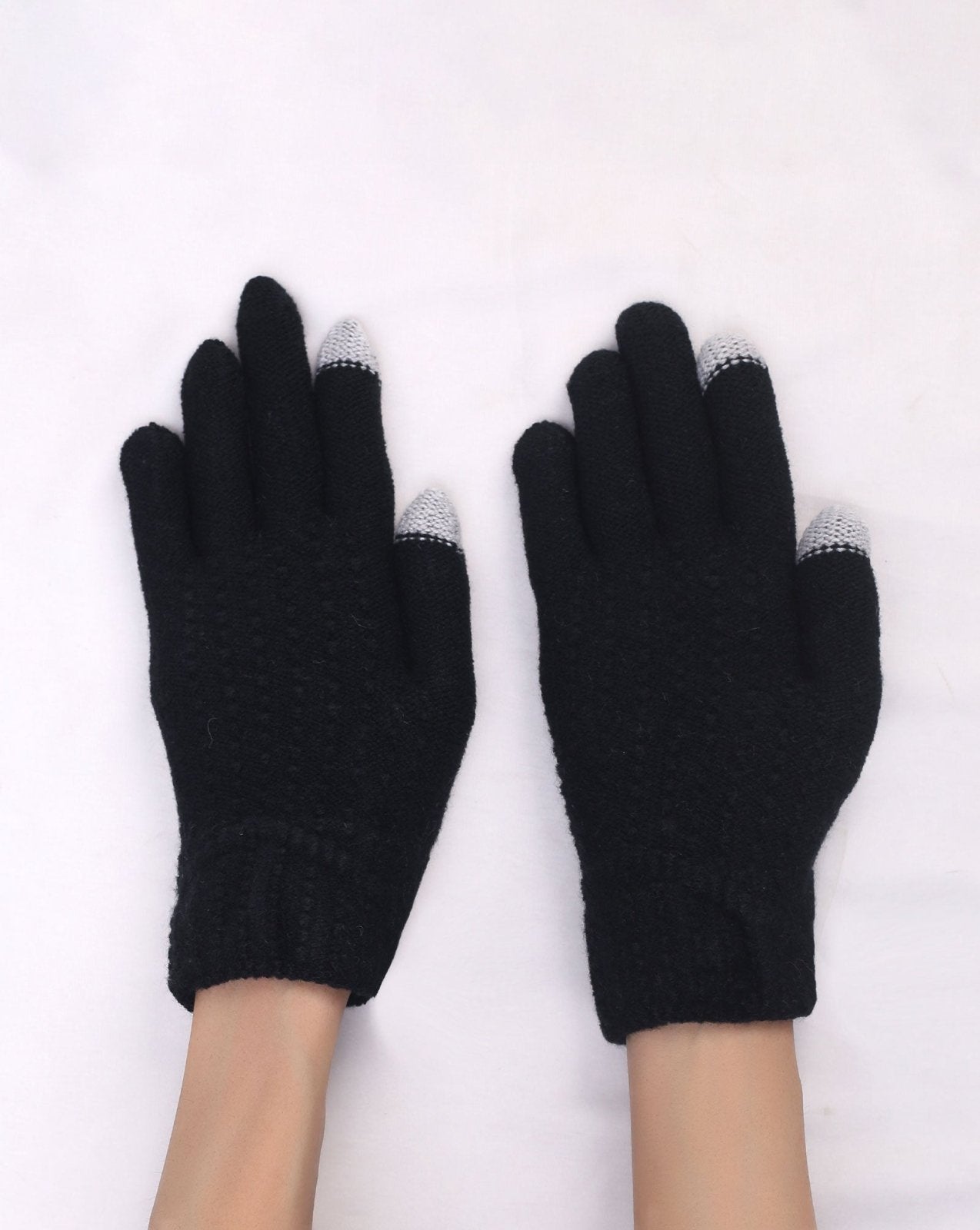 WOOLEN GLOVES - Polkadots - 14143LIC - 223717 - WOOLEN GLOVES