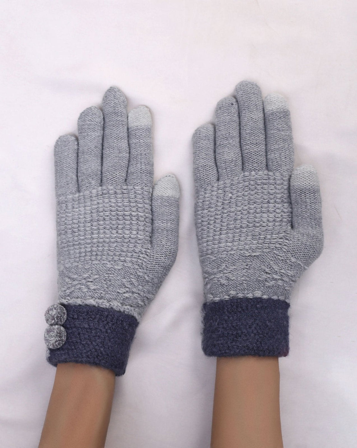 WOOLEN GLOVES - Polkadots - 14147LIC - 223728 - WOOLEN GLOVES