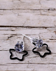 FANCY STUDS EARINGS - Polkadots - 13335NJ-210300 - FANCY STUDS EARINGS