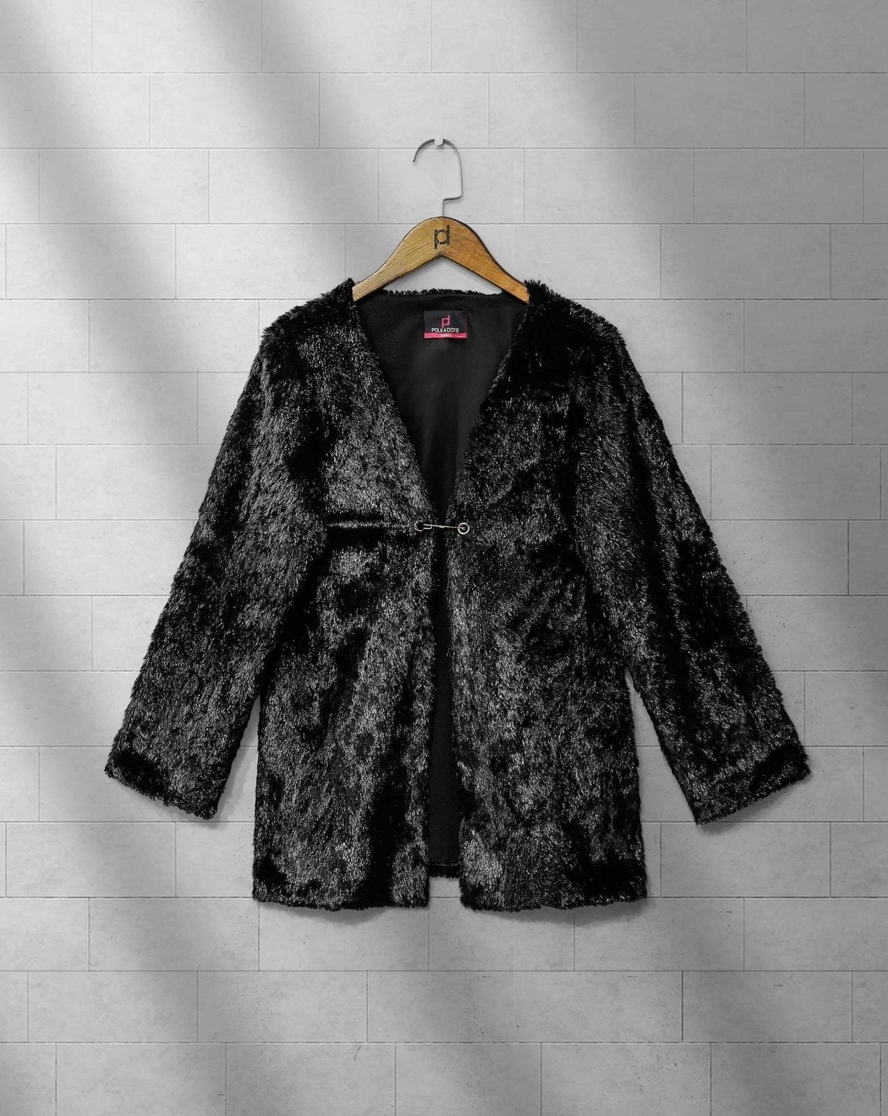 FUR COAT - Polkadots - 10442AR-204090 - FUR COAT