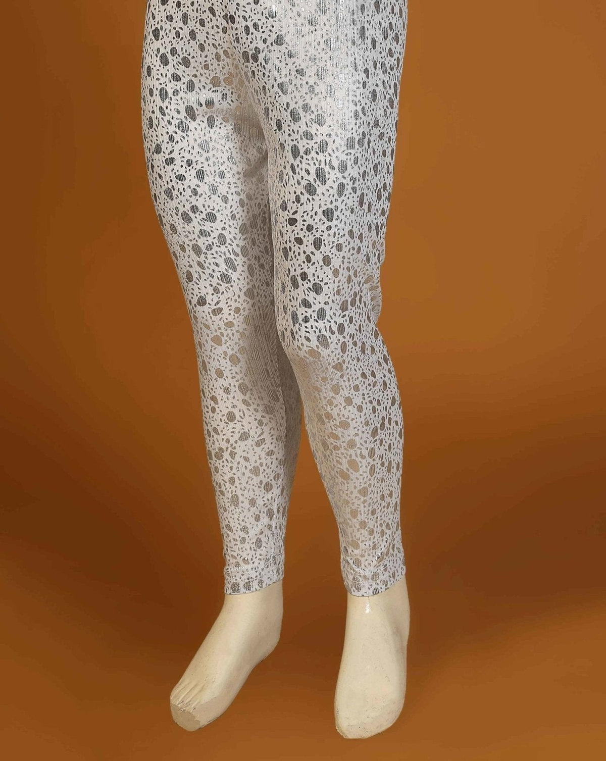 GIRLS SILVER TIGHTS - Polkadots - 11992HG-079515 - GIRLS SILVER TIGHTS