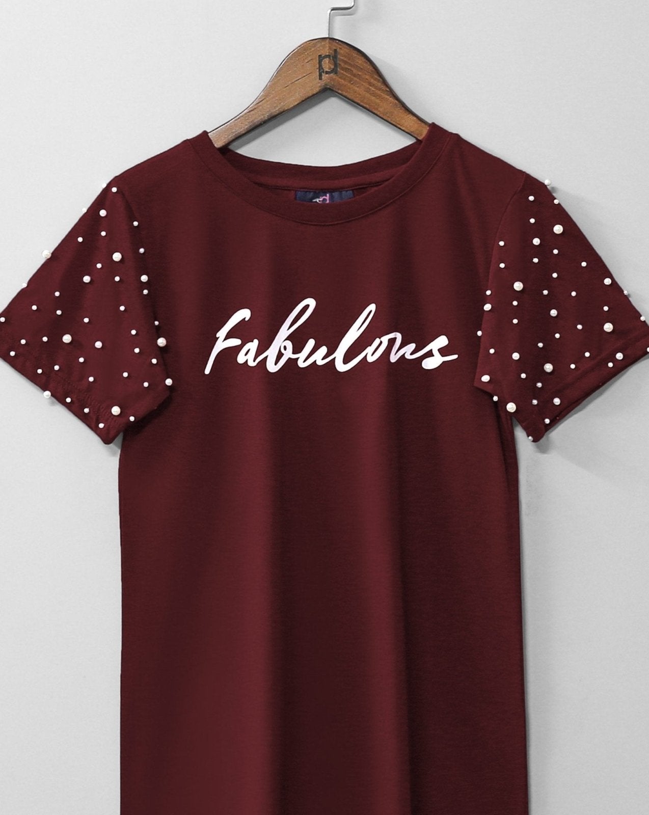 PRINTED T SHIRT - Polkadots - 10865PD-056329 - PRINTED T SHIRT