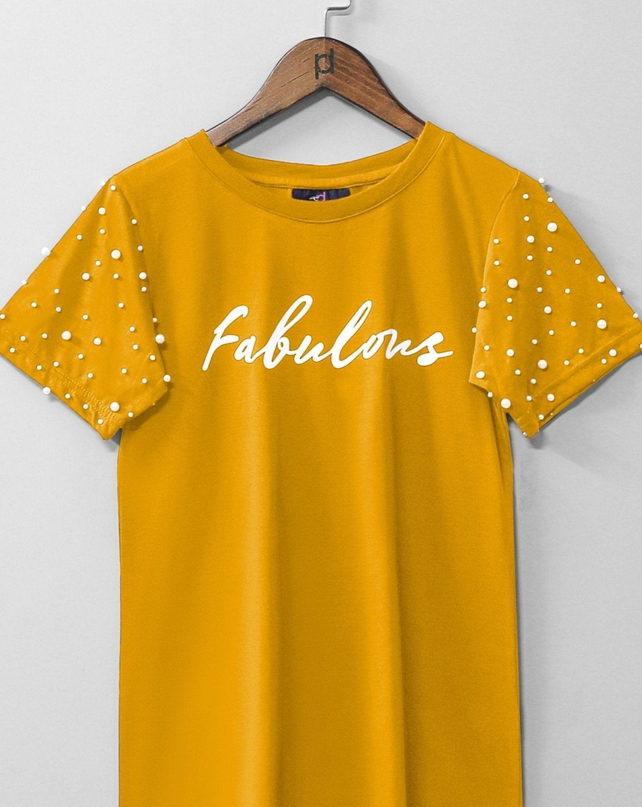 PRINTED T SHIRT - Polkadots - 10865PD-056329 - PRINTED T SHIRT