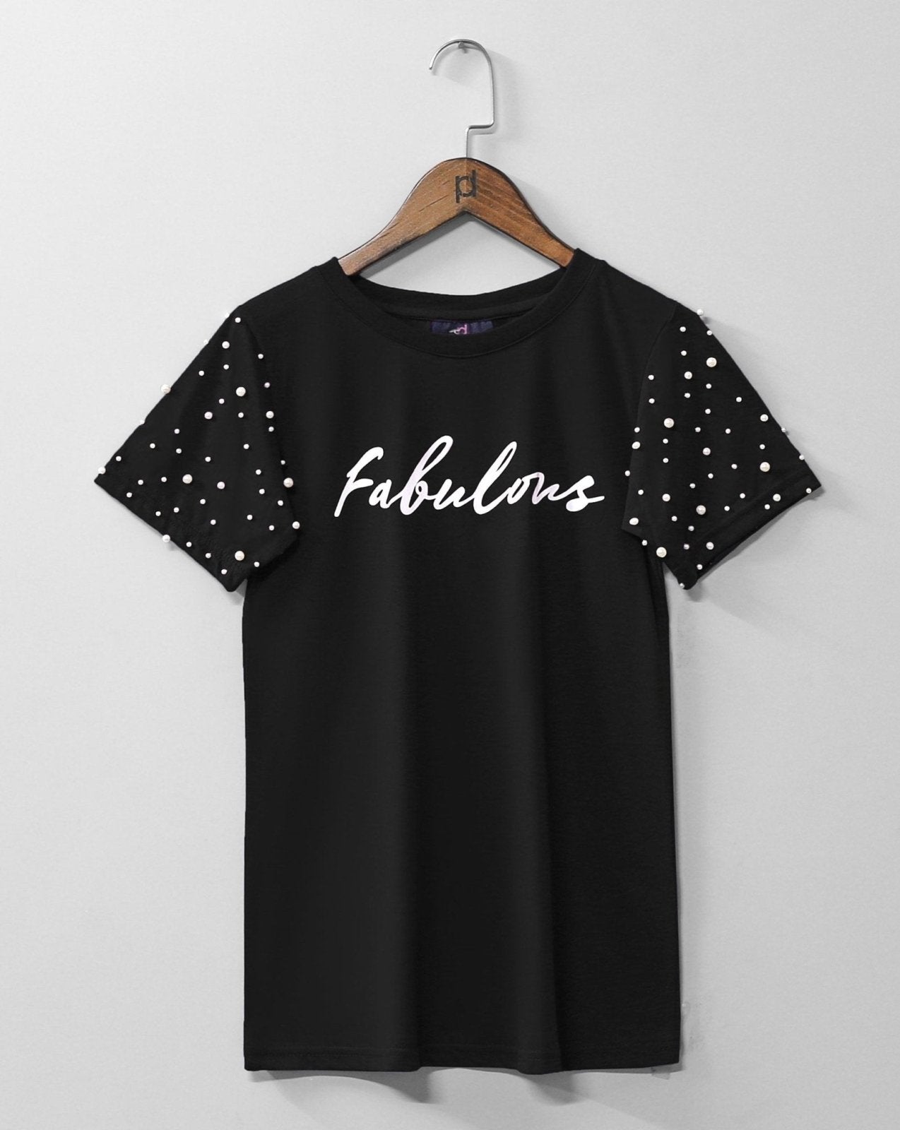 PRINTED T SHIRT - Polkadots - 10865PD-056329 - PRINTED T SHIRT