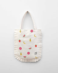 PRINTED TOTE BAG - Polkadots - 13203RF-207219 - PRINTED TOTE BAG