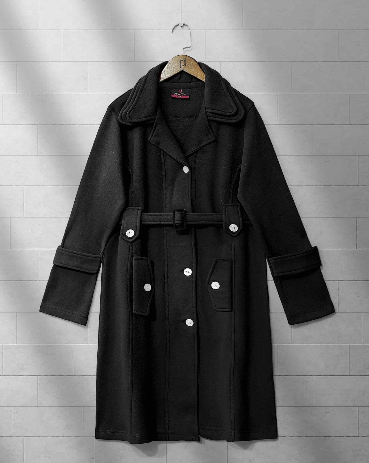 TRENCH COAT - Polkadots - 12961NS - TRENCH COAT