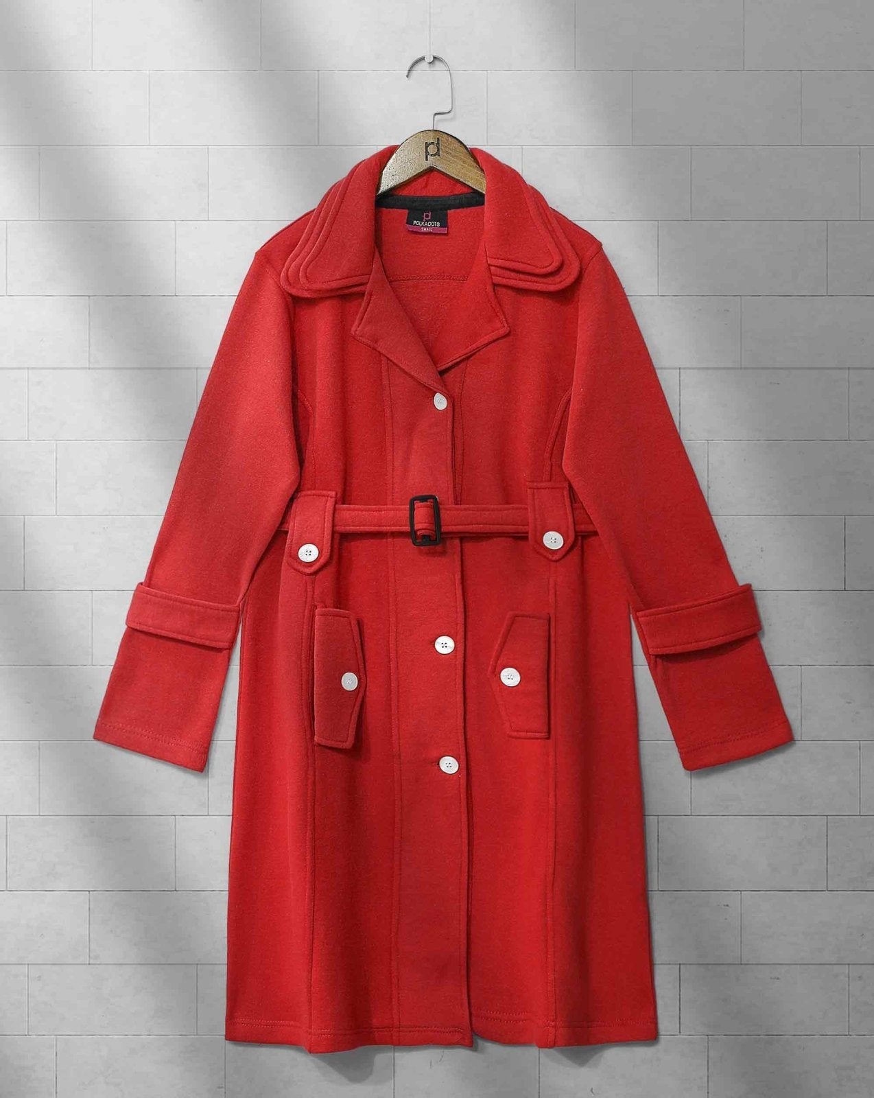 TRENCH COAT - Polkadots - 12961NS-202111 - TRENCH COAT