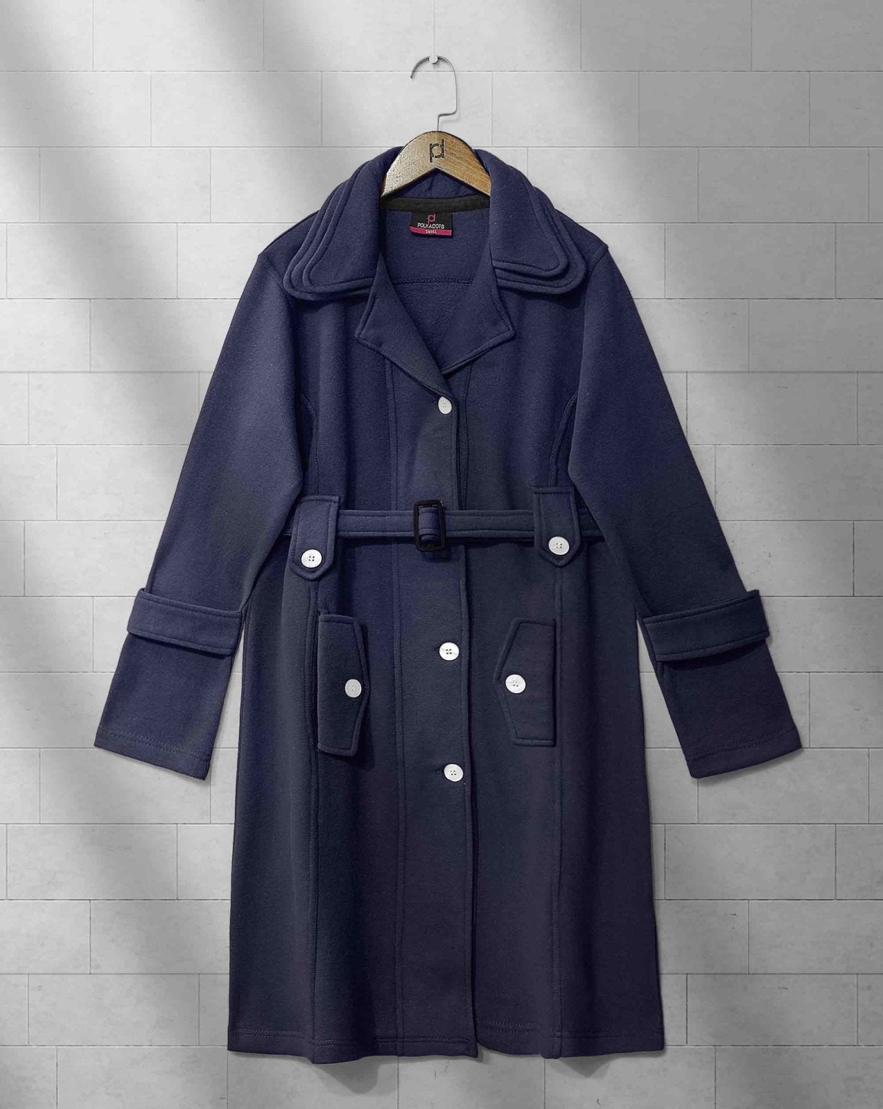 TRENCH COAT - Polkadots - 12961NS - TRENCH COAT